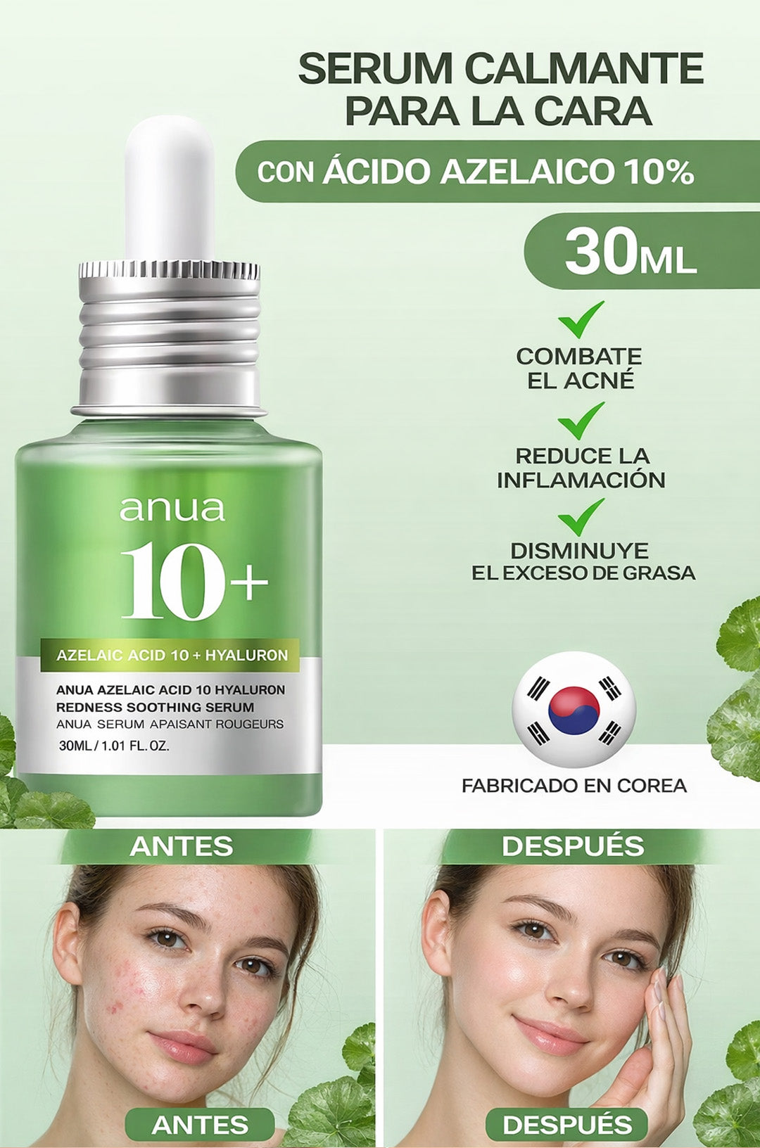 Anua™ con ÁCIDO AZELAICO 10%