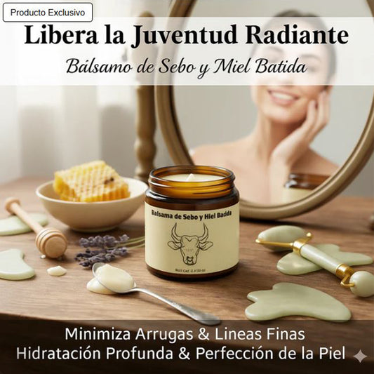 Lopeie™ Bálsamo de miel de sebo batido