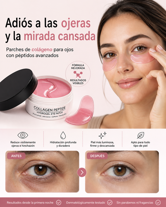 PEPTIDA™ Pink Collagen Patches — Despierta una mirada más joven y luminosa